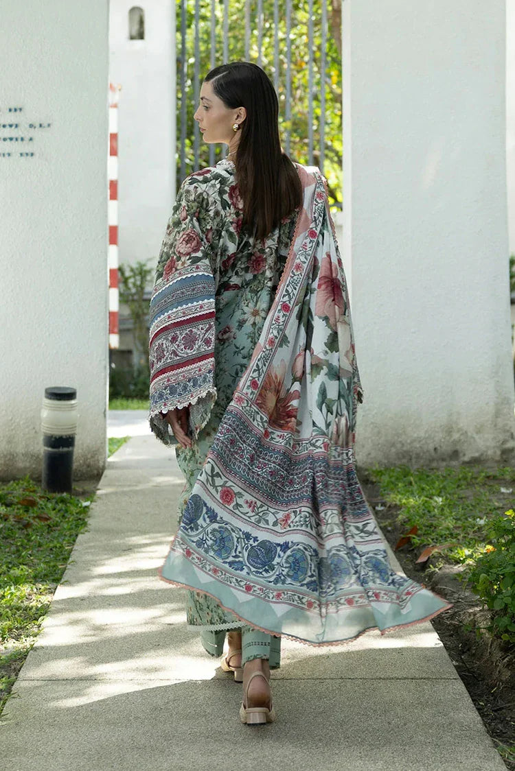 Picture of Elaf - Santorini Prints Collection - EPN-6B OpalIne Garden - Unstitched - Available at Raja Sahib