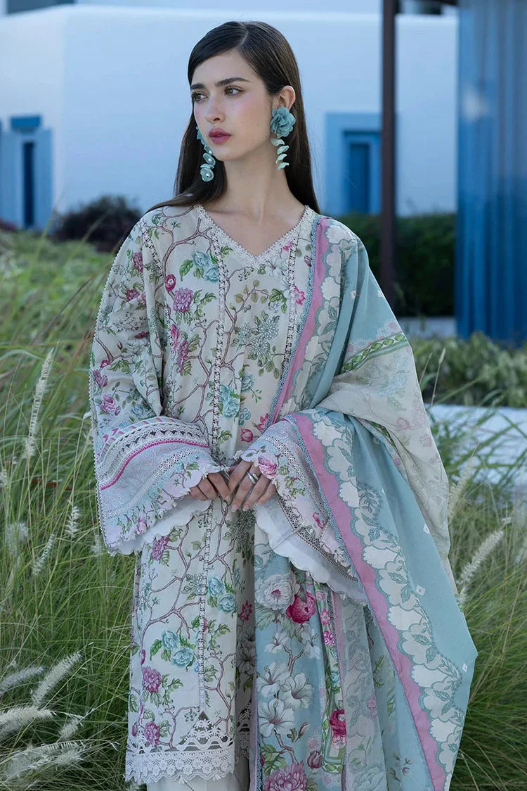 Picture of Elaf - Santorini Prints Collection - EPN-8B Fairytale - Unstitched - Available at Raja Sahib