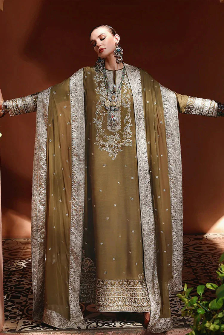 Picture of Mushq - Nuvera Raw Silk Elevated Collection - 3U-Jadis - Unstitched - Available at Raja Sahib