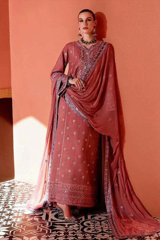 Picture of Mushq - Nuvera Raw Silk Elevated Collection - 4U-Hermione - Unstitched - Available at Raja Sahib