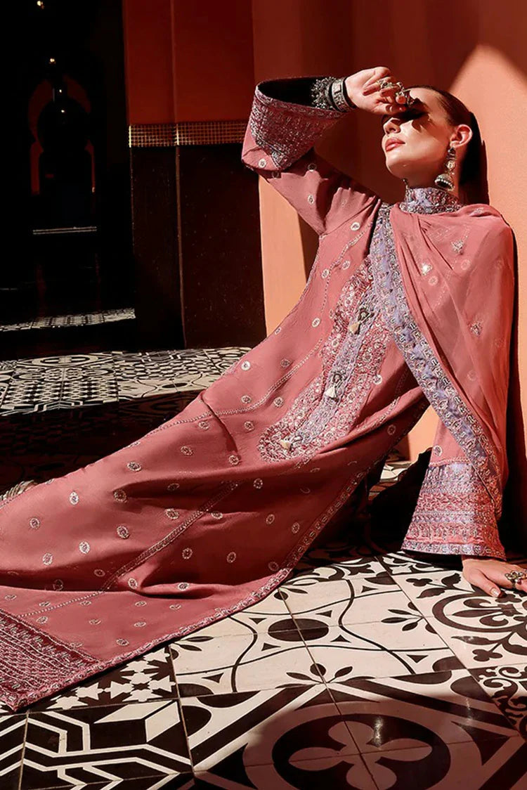 Picture of Mushq - Nuvera Raw Silk Elevated Collection - 4U-Hermione - Unstitched - Available at Raja Sahib