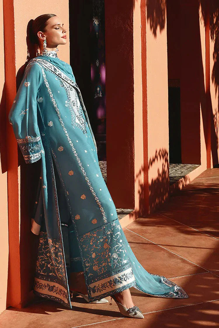 Picture of Mushq - Nuvera Raw Silk Elevated Collection - 8U-Glinda - Unstitched - Available at Raja Sahib