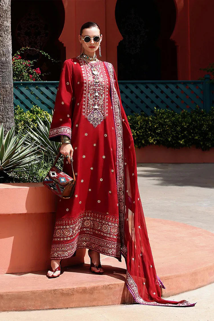 Picture of Mushq - Nuvera Raw Silk Elevated Collection - 9U-Agatha - Unstitched - Available at Raja Sahib