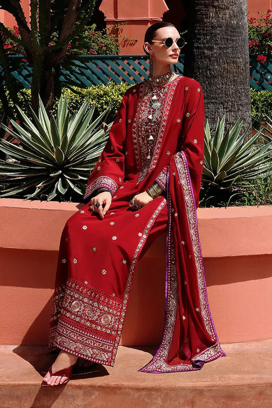Picture of Mushq - Nuvera Raw Silk Elevated Collection - 9U-Agatha - Unstitched - Available at Raja Sahib