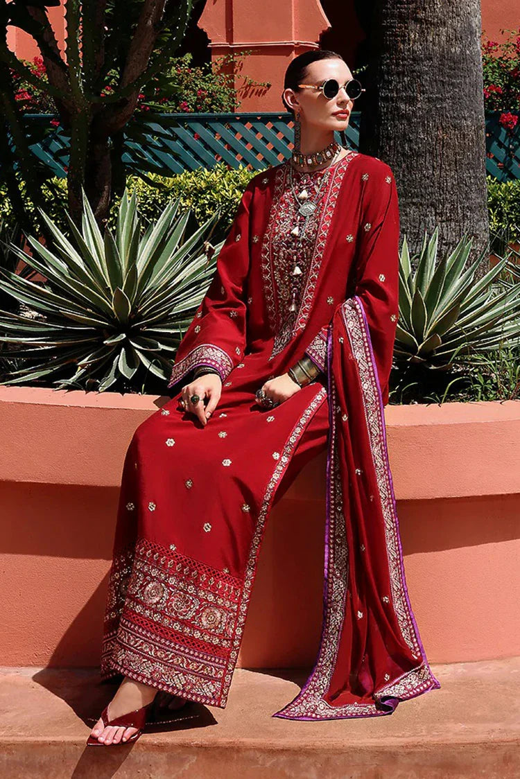 Picture of Mushq - Nuvera Raw Silk Elevated Collection - 9U-Agatha - Unstitched - Available at Raja Sahib