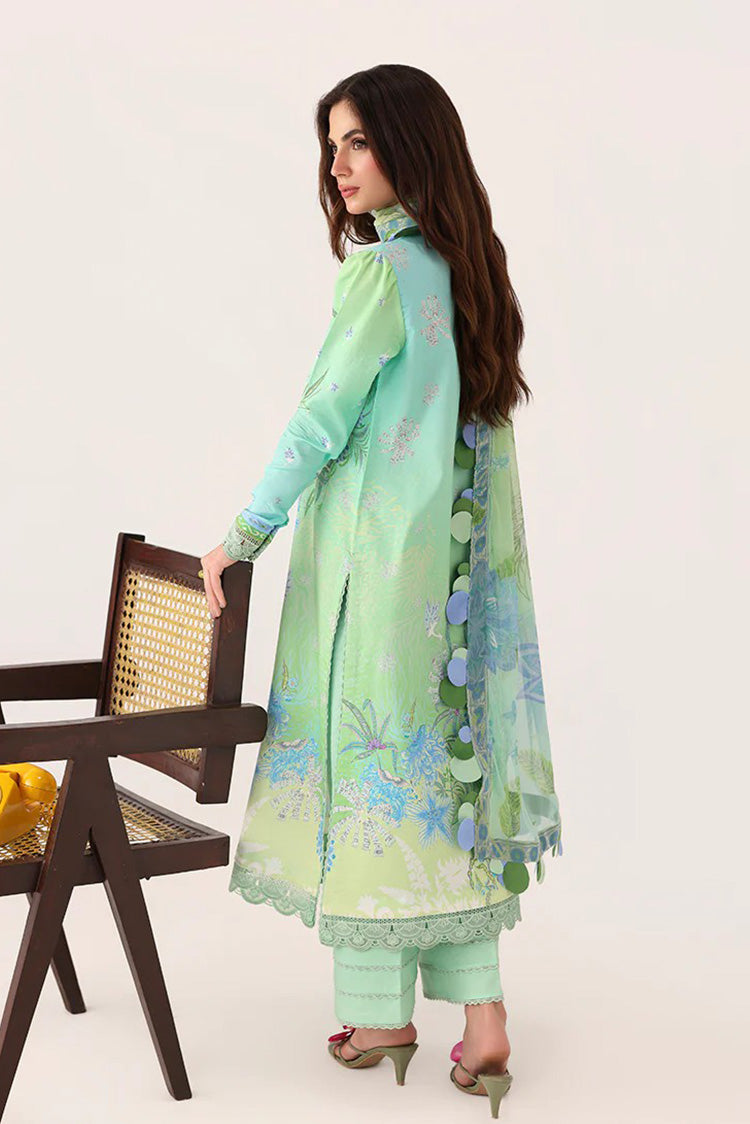 Picture of Roheenaz - Rosette Lawn Collection - 1B-Morning Dew - Unstitched - Available at Raja Sahib