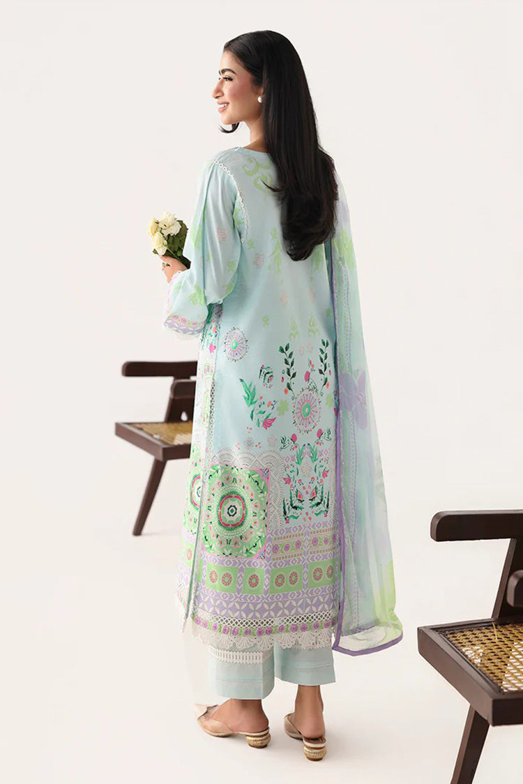 Picture of Roheenaz - Rosette Lawn Collection - 3B-Cool Mirage - Unstitched - Available at Raja Sahib