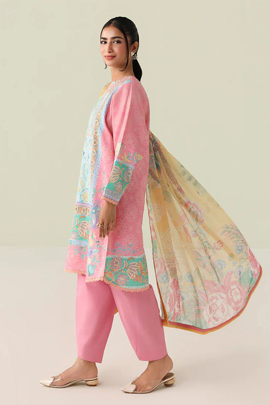 Picture of Roheenaz - Rosette Lawn Collection - 4A-Golden Hour - Unstitched - Available at Raja Sahib