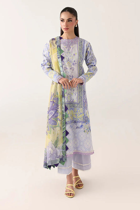 Picture of Roheenaz - Rosette Lawn Collection - 4B-Blush Meadow - Unstitched - Available at Raja Sahib