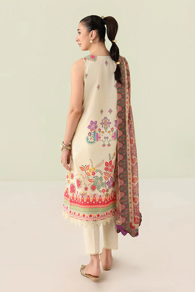 Picture of Roheenaz - Rosette Lawn Collection - 5A-Pastel Symphony - Unstitched - Available at Raja Sahib