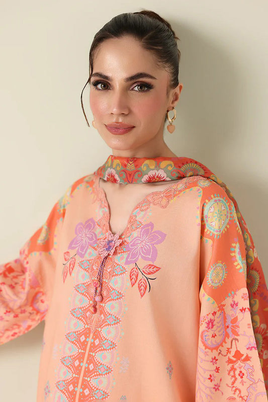 Picture of Roheenaz - Rosette Lawn Collection - 5B-Warm Horizon - Unstitched - Available at Raja Sahib