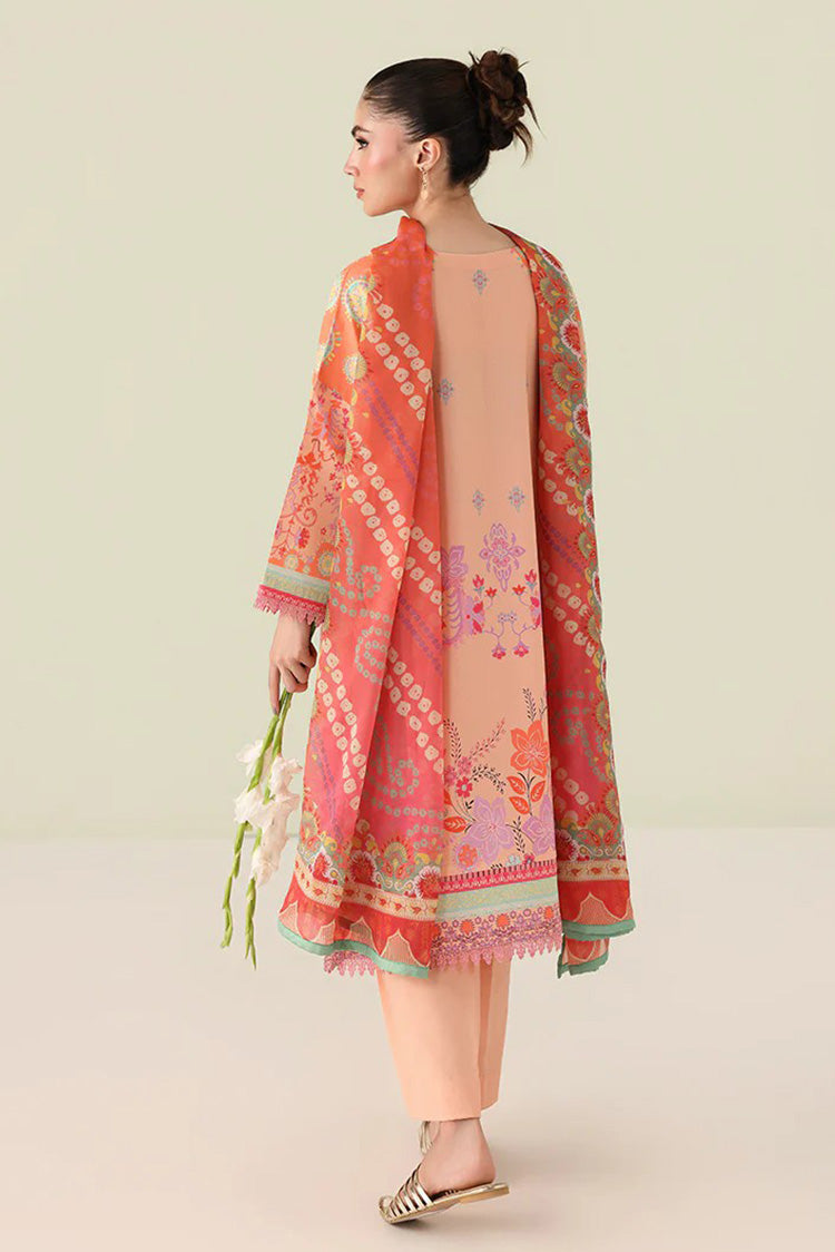 Picture of Roheenaz - Rosette Lawn Collection - 5B-Warm Horizon - Unstitched - Available at Raja Sahib