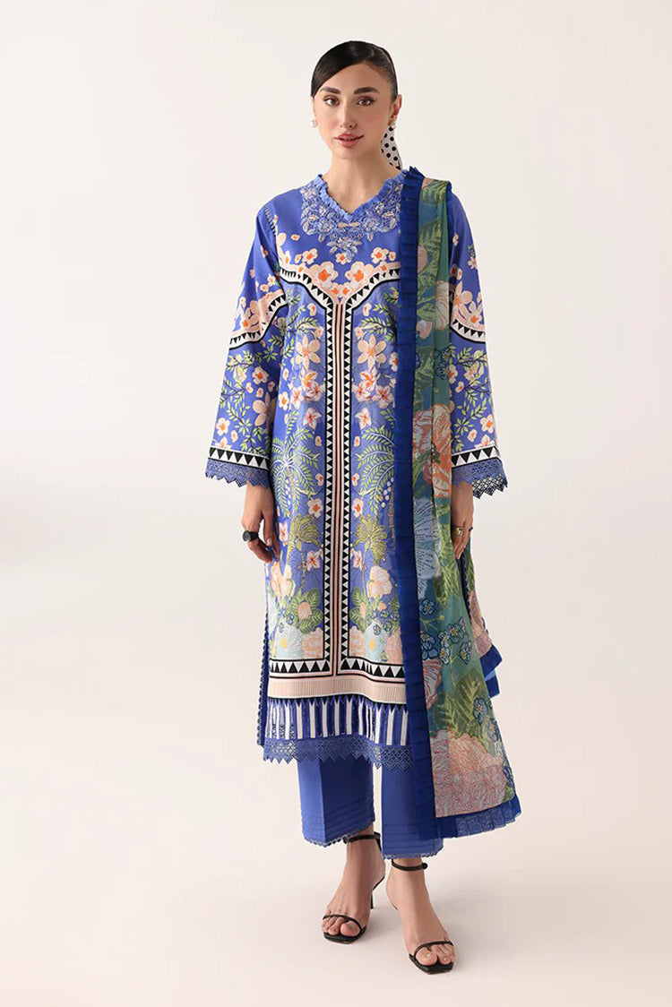 Picture of Roheenaz - Rosette Lawn Collection - 6A-Breeze Of Dawn - Unstitched - Available at Raja Sahib
