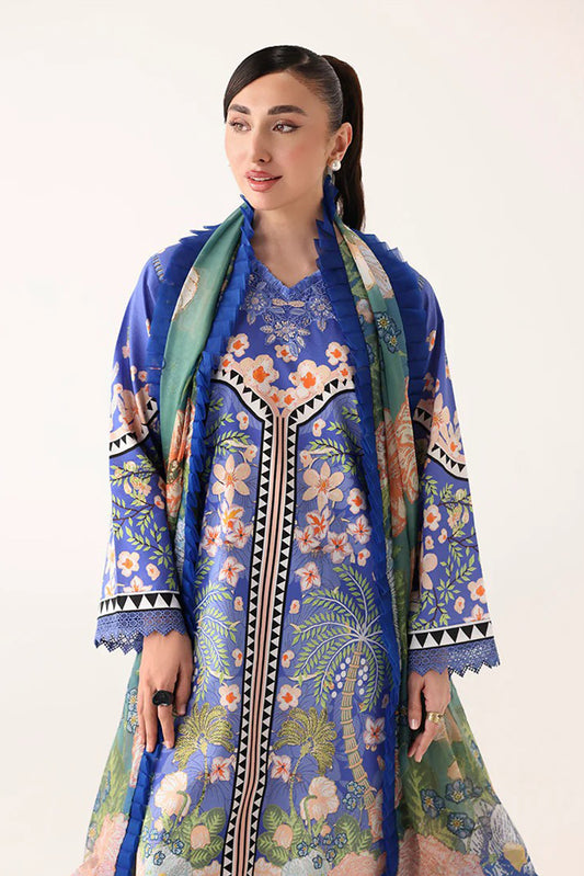 Picture of Roheenaz - Rosette Lawn Collection - 6A-Breeze Of Dawn - Unstitched - Available at Raja Sahib