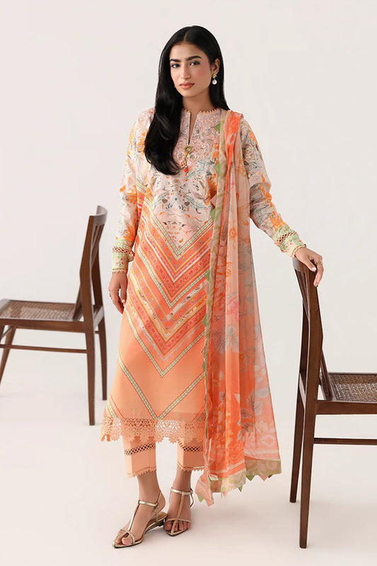 Picture of Roheenaz - Rosette Lawn Collection - 7A-Whispering Wind - Unstitched - Available at Raja Sahib