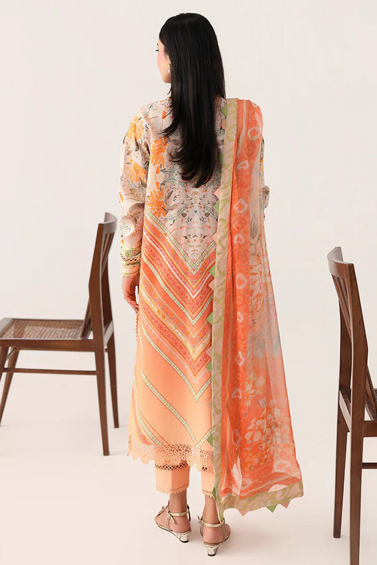 Picture of Roheenaz - Rosette Lawn Collection - 7A-Whispering Wind - Unstitched - Available at Raja Sahib