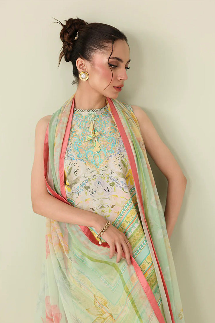 Picture of Roheenaz - Rosette Lawn Collection - 7B-Bloomed Muse - Unstitched - Available at Raja Sahib