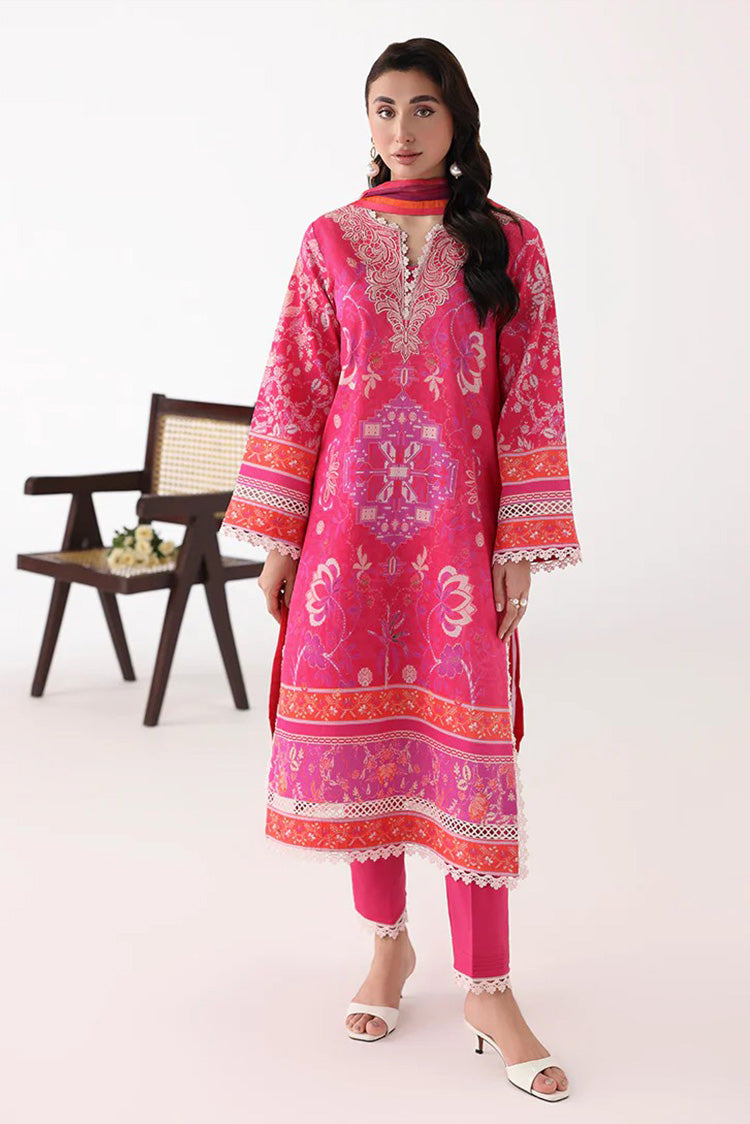 Picture of Roheenaz - Rosette Lawn Collection - 8A-Lumina - Unstitched - Available at Raja Sahib