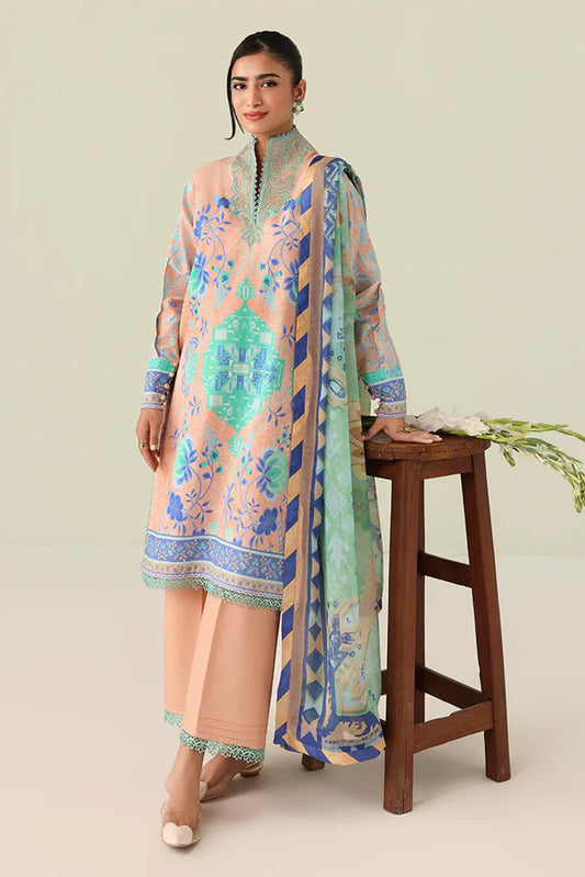Picture of Roheenaz - Rosette Lawn Collection - 8B-Weave Of Light - Unstitched - Available at Raja Sahib