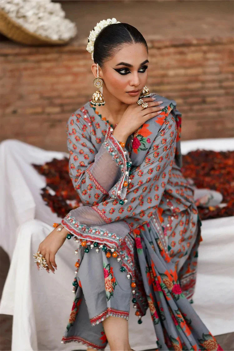 Picture of Charizma - Embroidered Lawn Spring Summer Edit - CH6-04 - Unstitched - Available at Raja Sahib