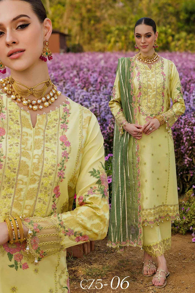 Picture of Charizma - Zauq Festive Lawn Jacquard Collection Vol 1 - CZ5-06 - Unstitched - Available at Raja Sahib