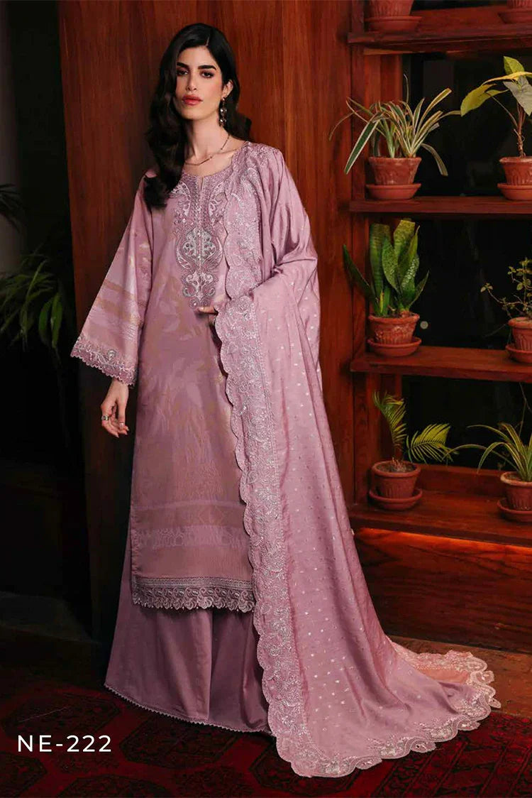 Picture of Nureh - Maya Embroidered Lawn Jacquard Collection Vol 1 - NE-222 - Unstitched - Available at Raja Sahib