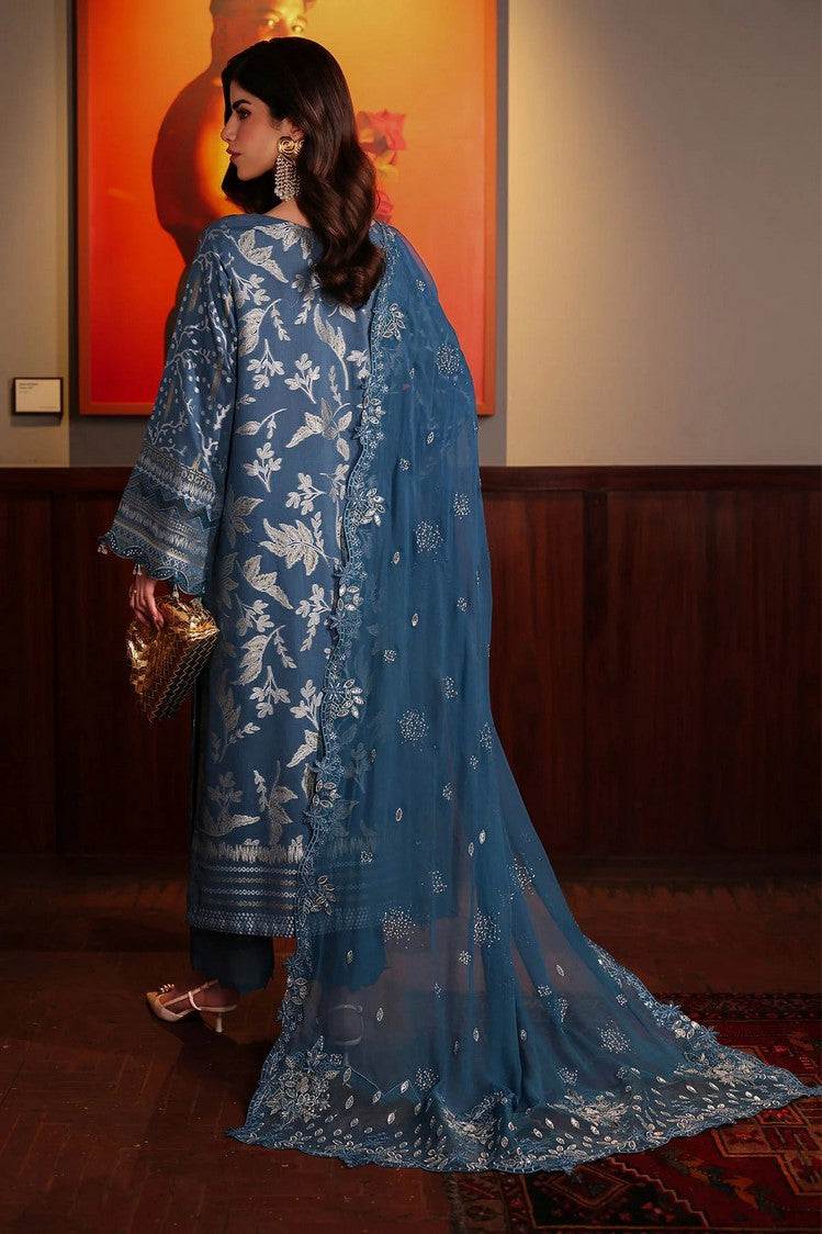 Picture of Nureh - Maya Embroidered Lawn Jacquard Collection Vol 1 - NE-223 - Unstitched - Available at Raja Sahib