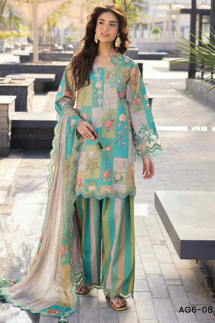 Picture of Charizma - Aghaz e Nou Embroidered Lawn Collection Vol 1 - AG6-08 - Unstitched - Available at Raja Sahib