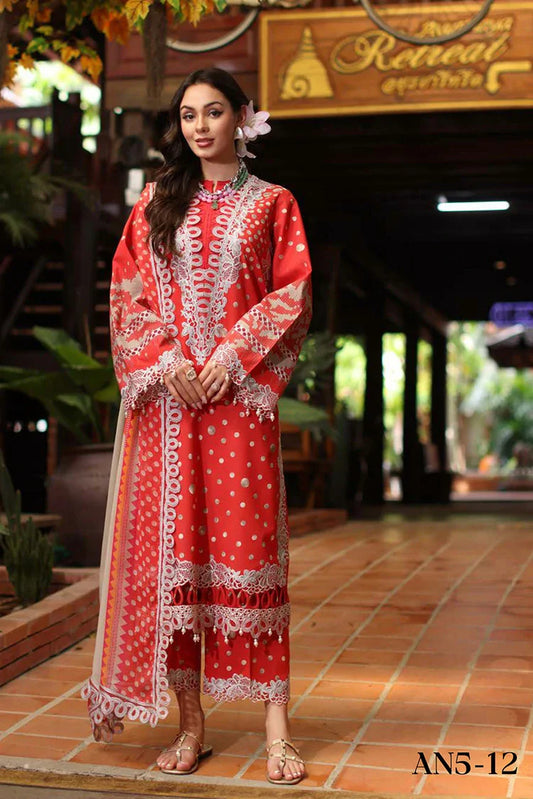 Picture of Charizma - Aniiq Embroidered Printed Lawn Collection Vol 2 - AN5-12 - Unstitched - Available at Raja Sahib