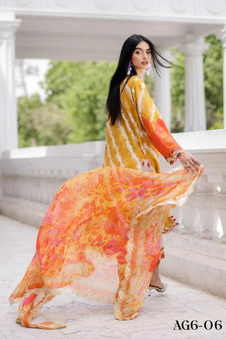 Picture of Charizma - Aghaaz e Nou Embroidered Lawn Collection Vol 1 - AG6-06 - Unstitched - Available at Raja Sahib