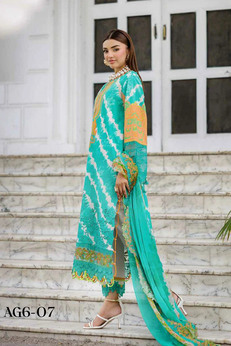 Picture of Charizma - Aghaaz e Nou Embroidered Lawn Collection Vol 1 - AG6-07 - Unstitched - Available at Raja Sahib