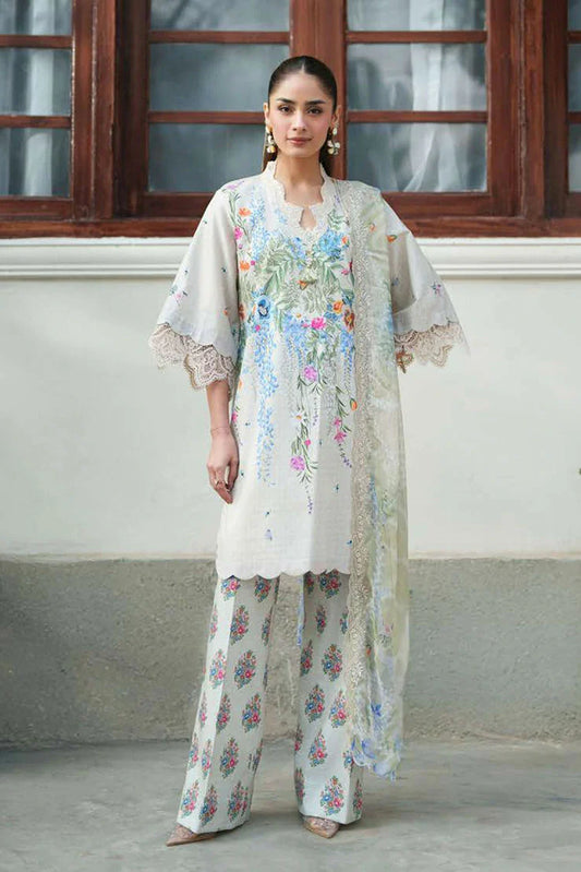 Picture of Roheenaz - Whispered Florals Volume 2 - Design 3B - Unstitched - Available at Raja Sahib