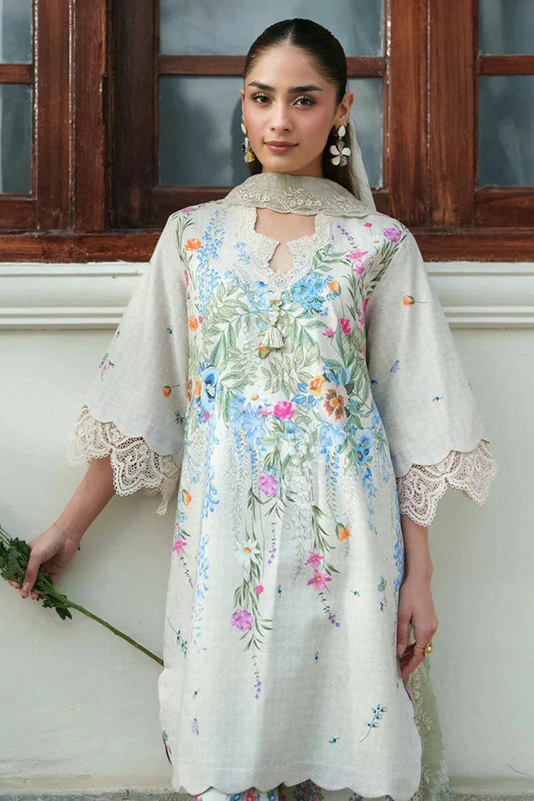 Picture of Roheenaz - Whispered Florals Volume 2 - Design 3B - Unstitched - Available at Raja Sahib