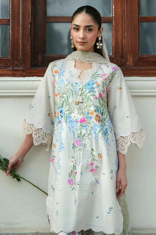Picture of Roheenaz - Whispered Florals Volume 2 - Design 3B - Unstitched - Available at Raja Sahib