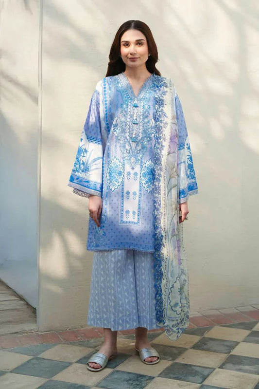 Picture of Roheenaz - Whispered Florals Volume 2 - Design 5A - Unstitched - Available at Raja Sahib