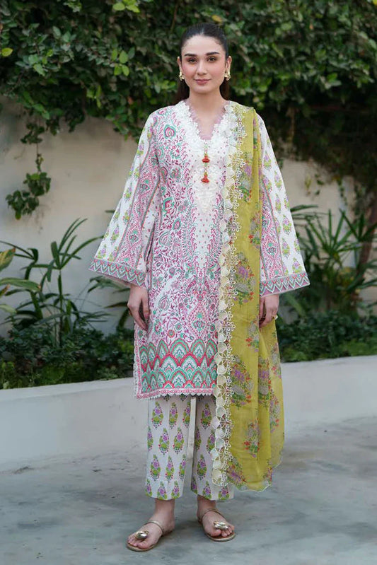 Picture of Roheenaz - Whispered Florals Volume 2 - Design 6B - Unstitched - Available at Raja Sahib