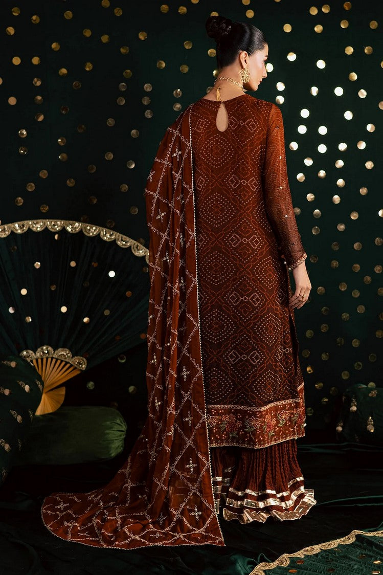 Picture of Nureh - Mukeshkari Embroidered Mukesh Chiffon Collection Vol 1 - MK-19 - Unstitched - Available at Raja Sahib