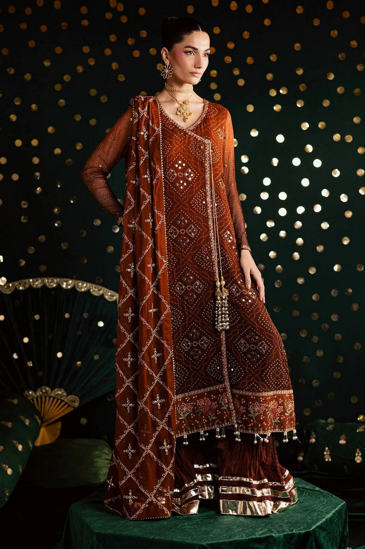 Picture of Nureh - Mukeshkari Embroidered Mukesh Chiffon Collection Vol 1 - MK-19 - Unstitched - Available at Raja Sahib