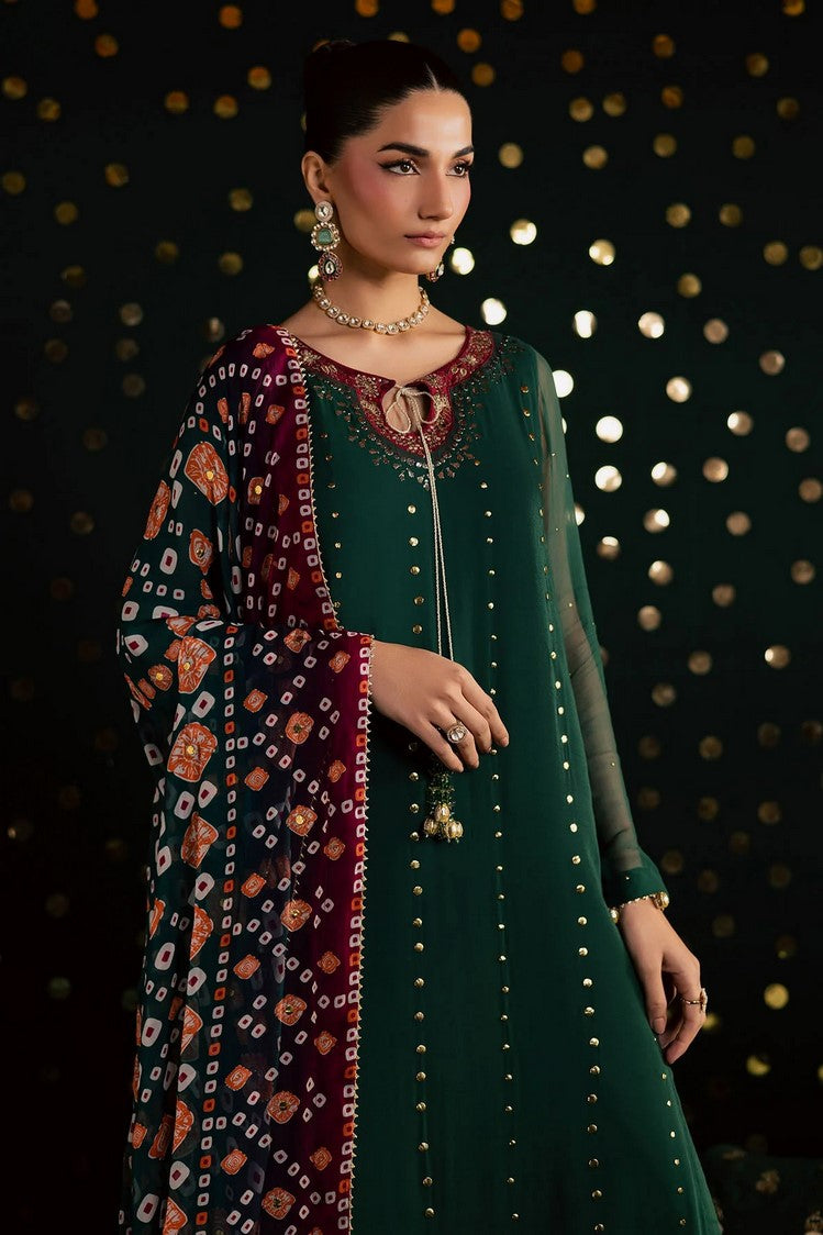 Picture of Nureh - Mukeshkari Embroidered Mukesh Chiffon Collection Vol 1 - MK-20 - Unstitched - Available at Raja Sahib