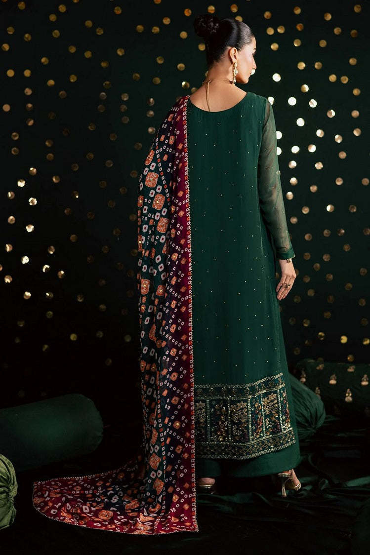 Picture of Nureh - Mukeshkari Embroidered Mukesh Chiffon Collection Vol 1 - MK-20 - Unstitched - Available at Raja Sahib