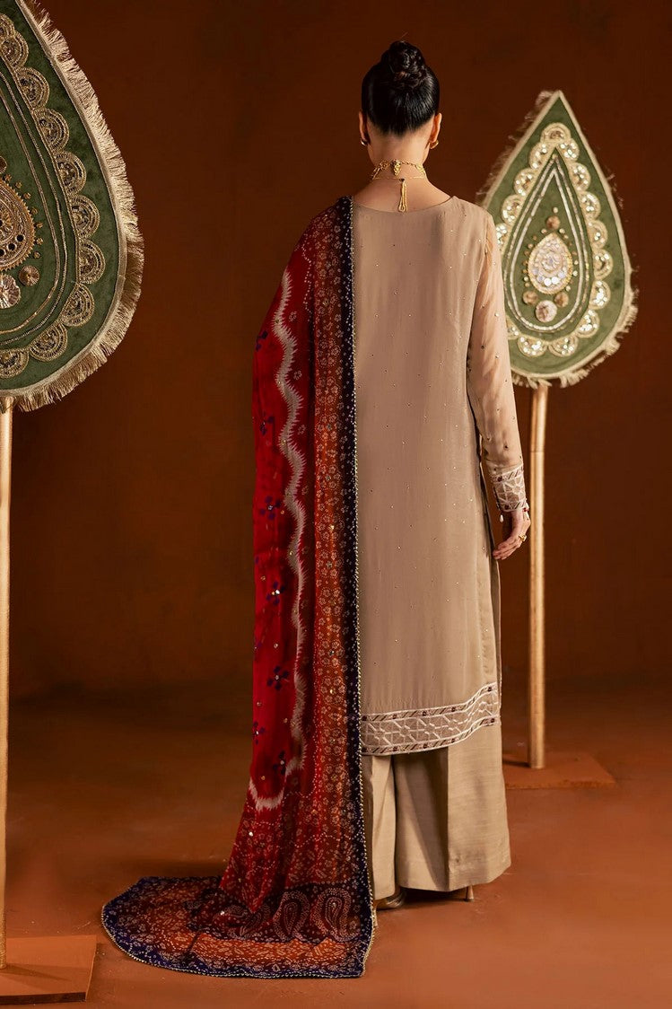Picture of Nureh - Mukeshkari Embroidered Mukesh Chiffon Collection Vol 1 - MK-22 - Unstitched - Available at Raja Sahib