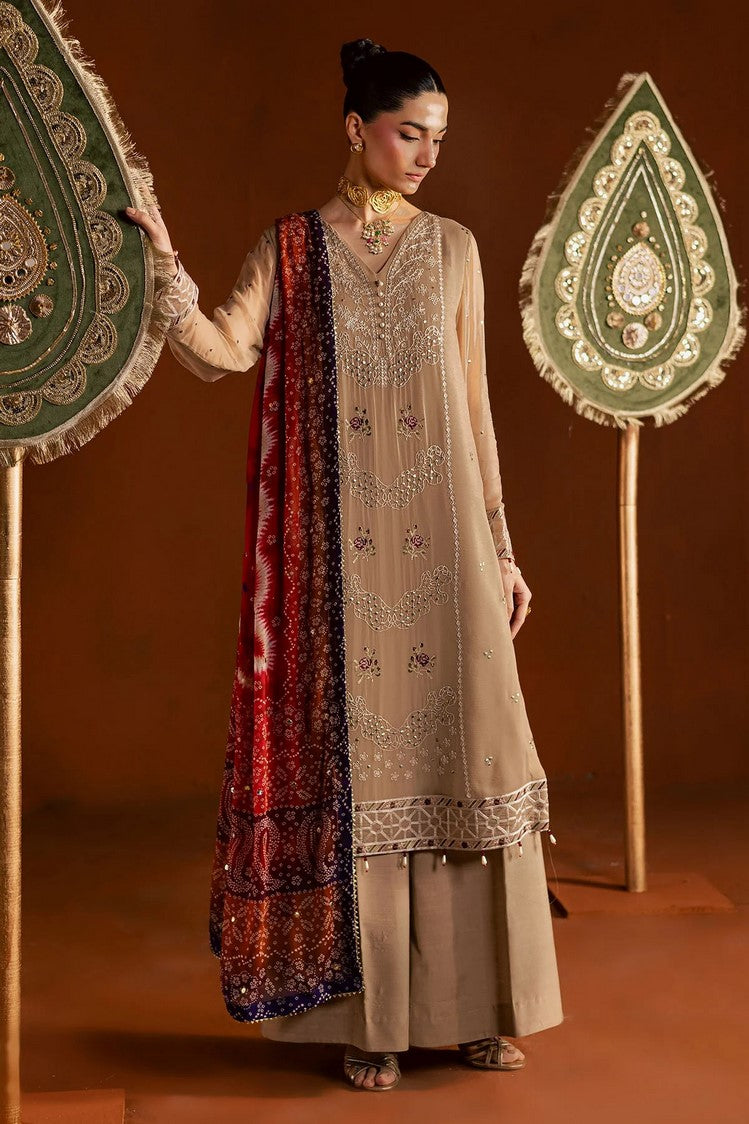 Picture of Nureh - Mukeshkari Embroidered Mukesh Chiffon Collection Vol 1 - MK-22 - Unstitched - Available at Raja Sahib