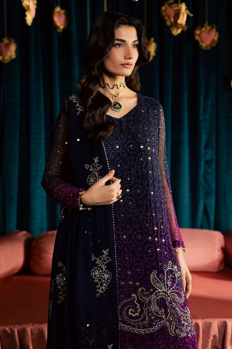 Picture of Nureh - Mukeshkari Embroidered Mukesh Chiffon Collection Vol 1 - MK-23 - Unstitched - Available at Raja Sahib