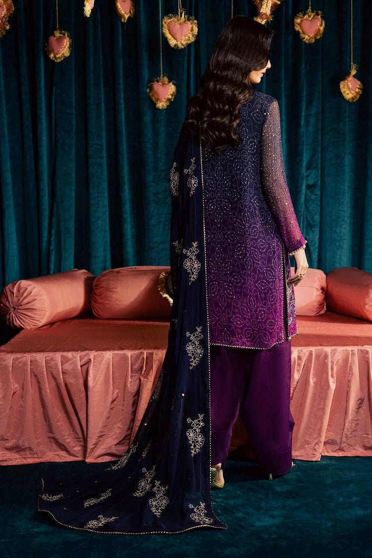 Picture of Nureh - Mukeshkari Embroidered Mukesh Chiffon Collection Vol 1 - MK-23 - Unstitched - Available at Raja Sahib
