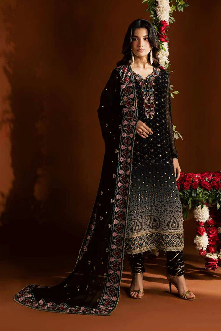 Picture of Nureh - Mukeshkari Embroidered Mukesh Chiffon Collection Vol 1 - MK-24 - Unstitched - Available at Raja Sahib