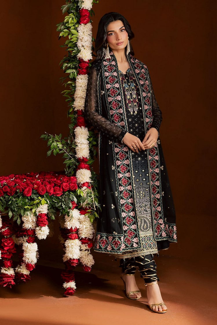 Picture of Nureh - Mukeshkari Embroidered Mukesh Chiffon Collection Vol 1 - MK-24 - Unstitched - Available at Raja Sahib