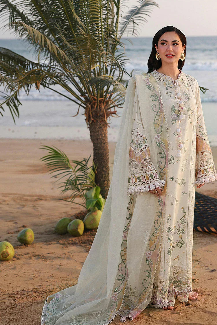Picture of Qalamkar - Sahil Luxury Lawn Collection - SA-10 Ilara - Unstitched - Available at Raja Sahib