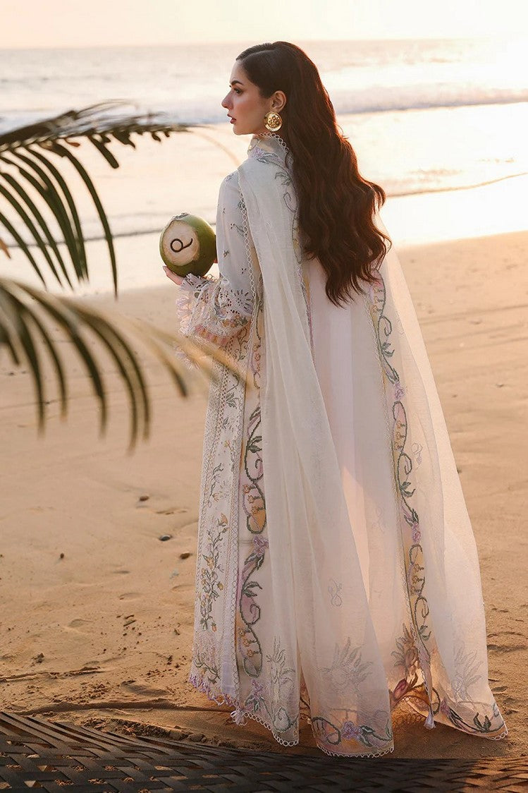 Picture of Qalamkar - Sahil Luxury Lawn Collection - SA-10 Ilara - Unstitched - Available at Raja Sahib