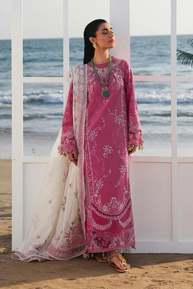Picture of Qalamkar - Sahil Luxury Lawn Collection - SA-13 Tara - Unstitched - Available at Raja Sahib