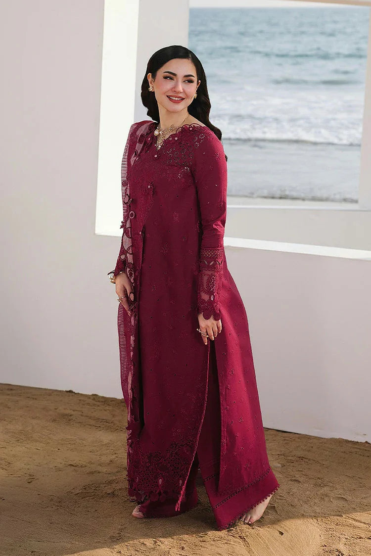 Picture of Qalamkar - Sahil Luxury Lawn Collection - SA-14 Nelam - Unstitched - Available at Raja Sahib